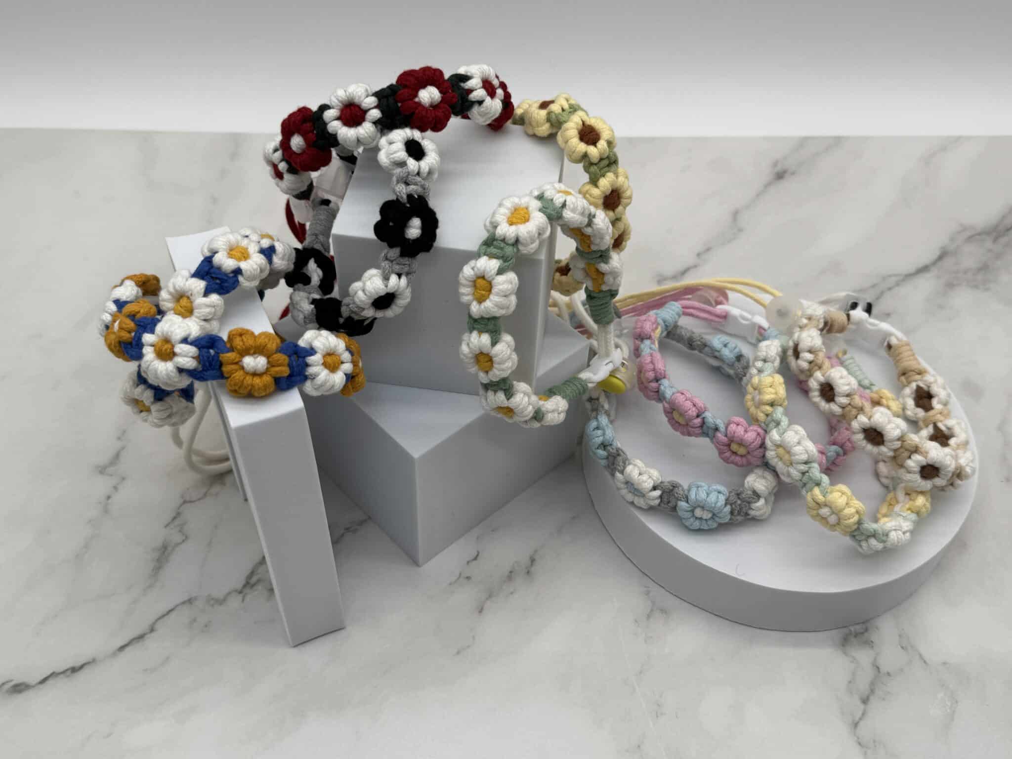 Flaskehåndtag med Blomster