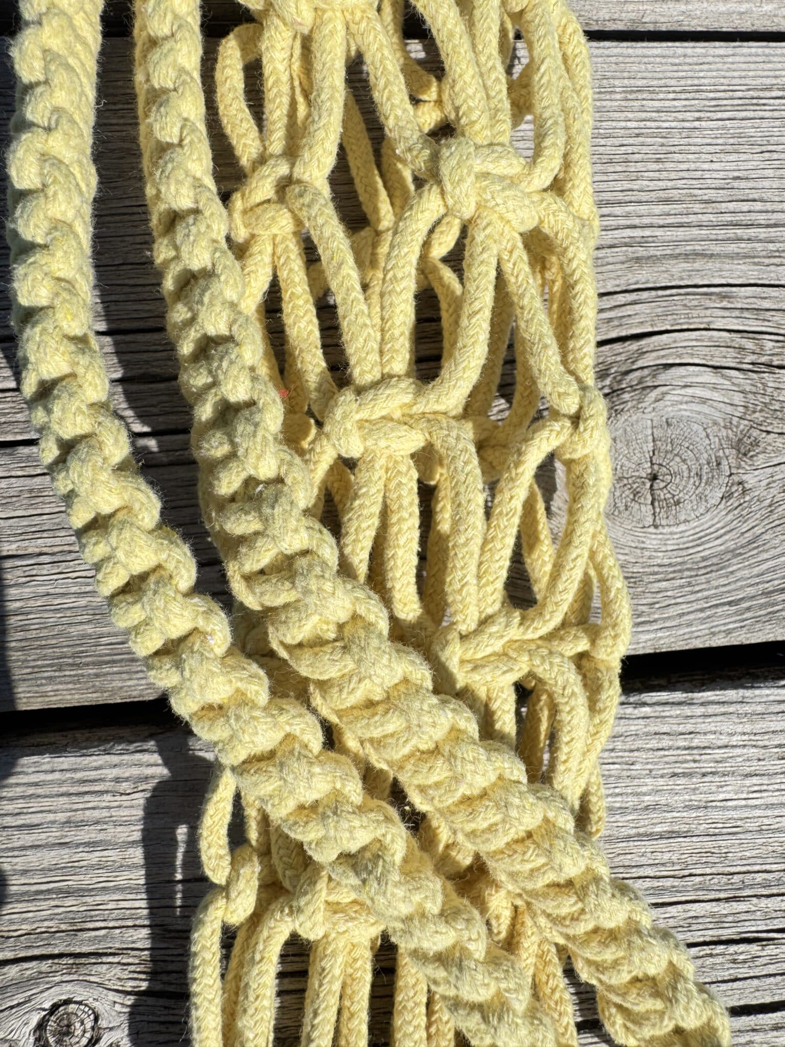 Flettet Bomuld Flaskeholder - Bæretaske