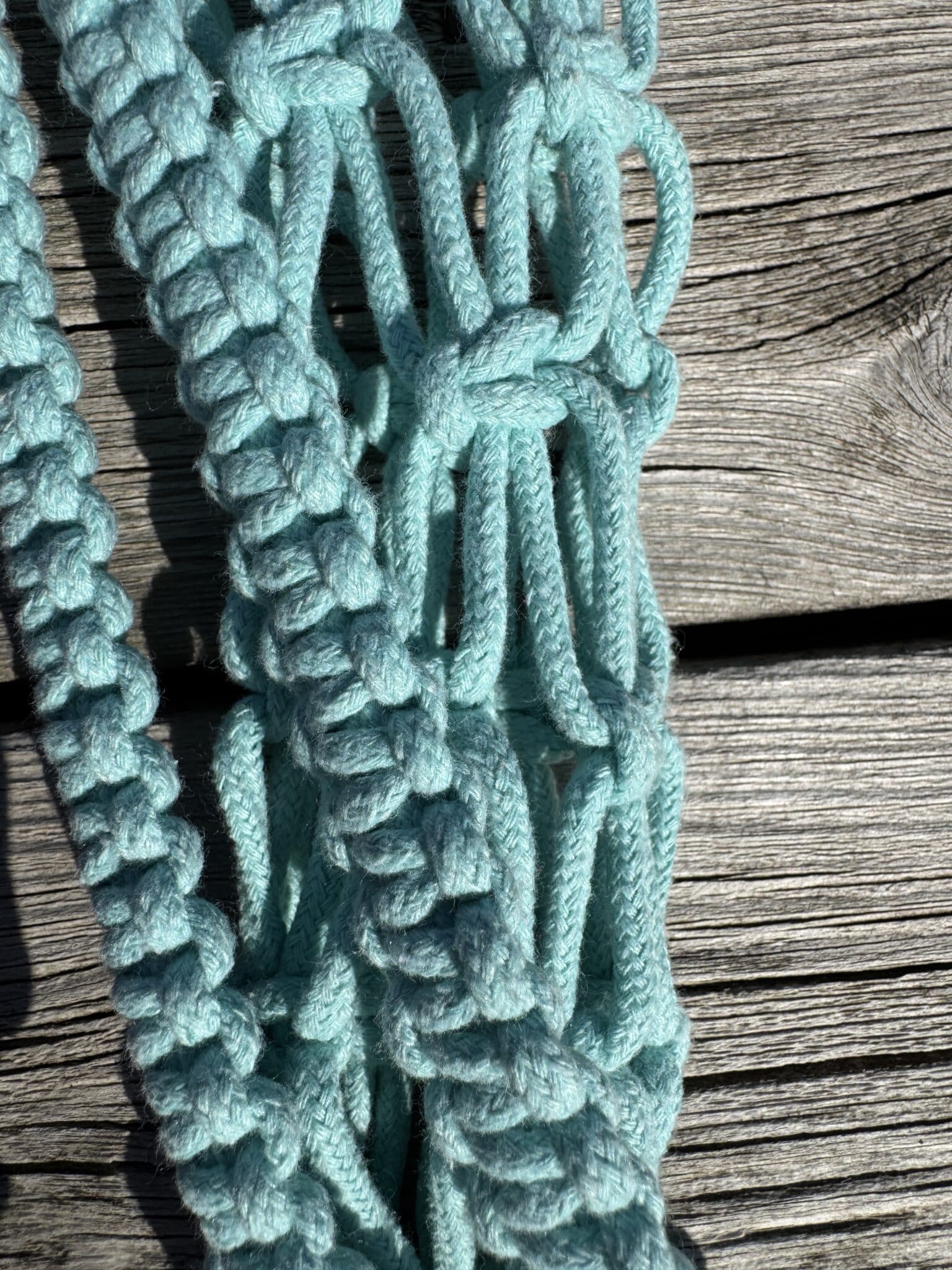 Flettet Bomuld Flaskeholder - Bæretaske