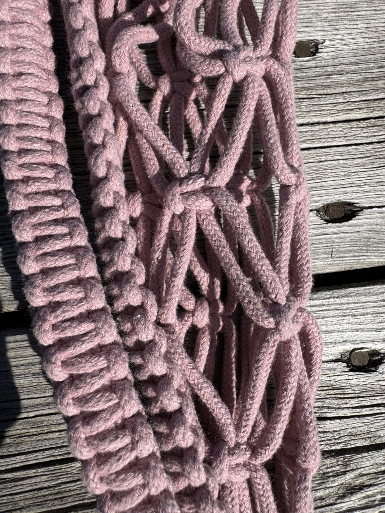 Flettet Bomuld Flaskeholder - Bæretaske