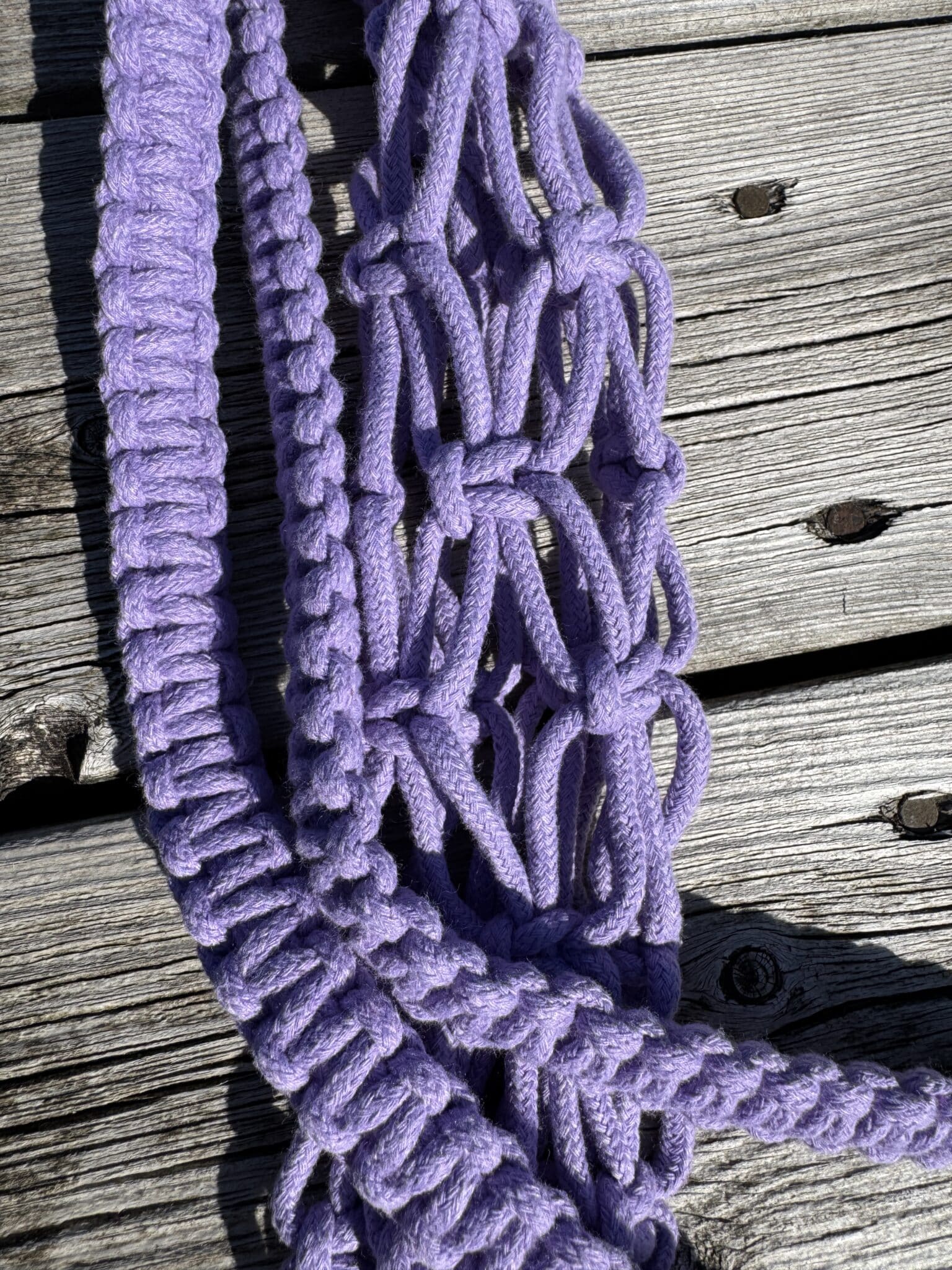 Flettet Bomuld Flaskeholder - Bæretaske