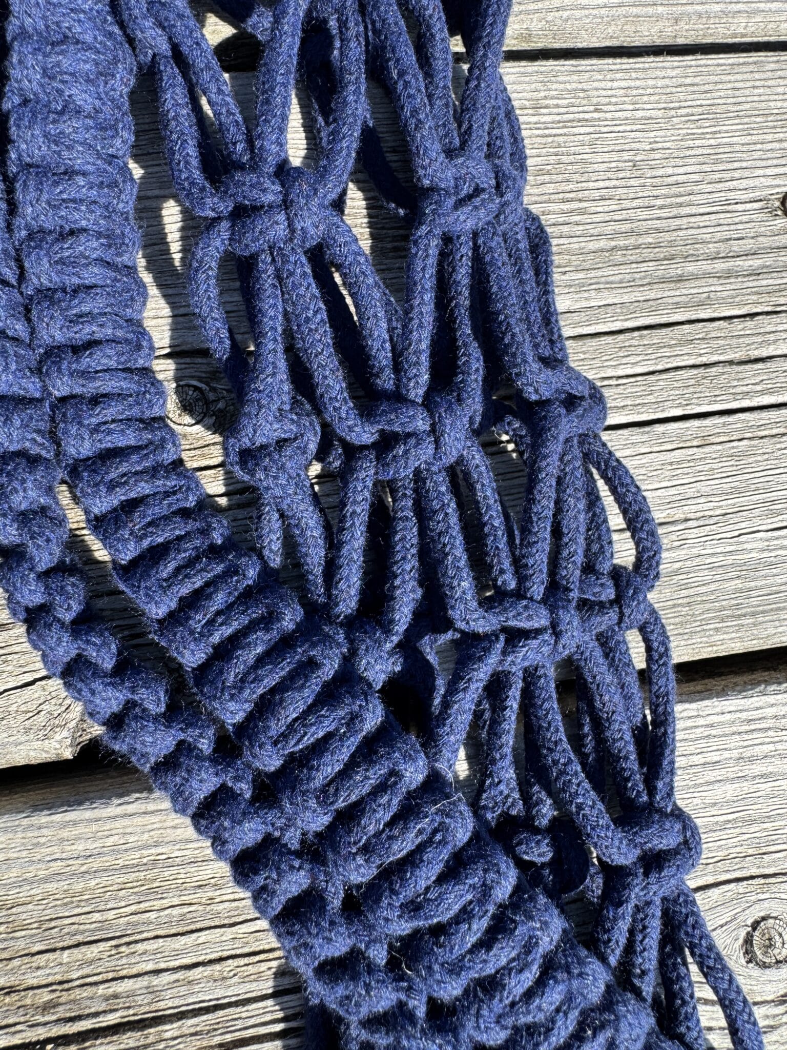 Flettet Bomuld Flaskeholder - Bæretaske