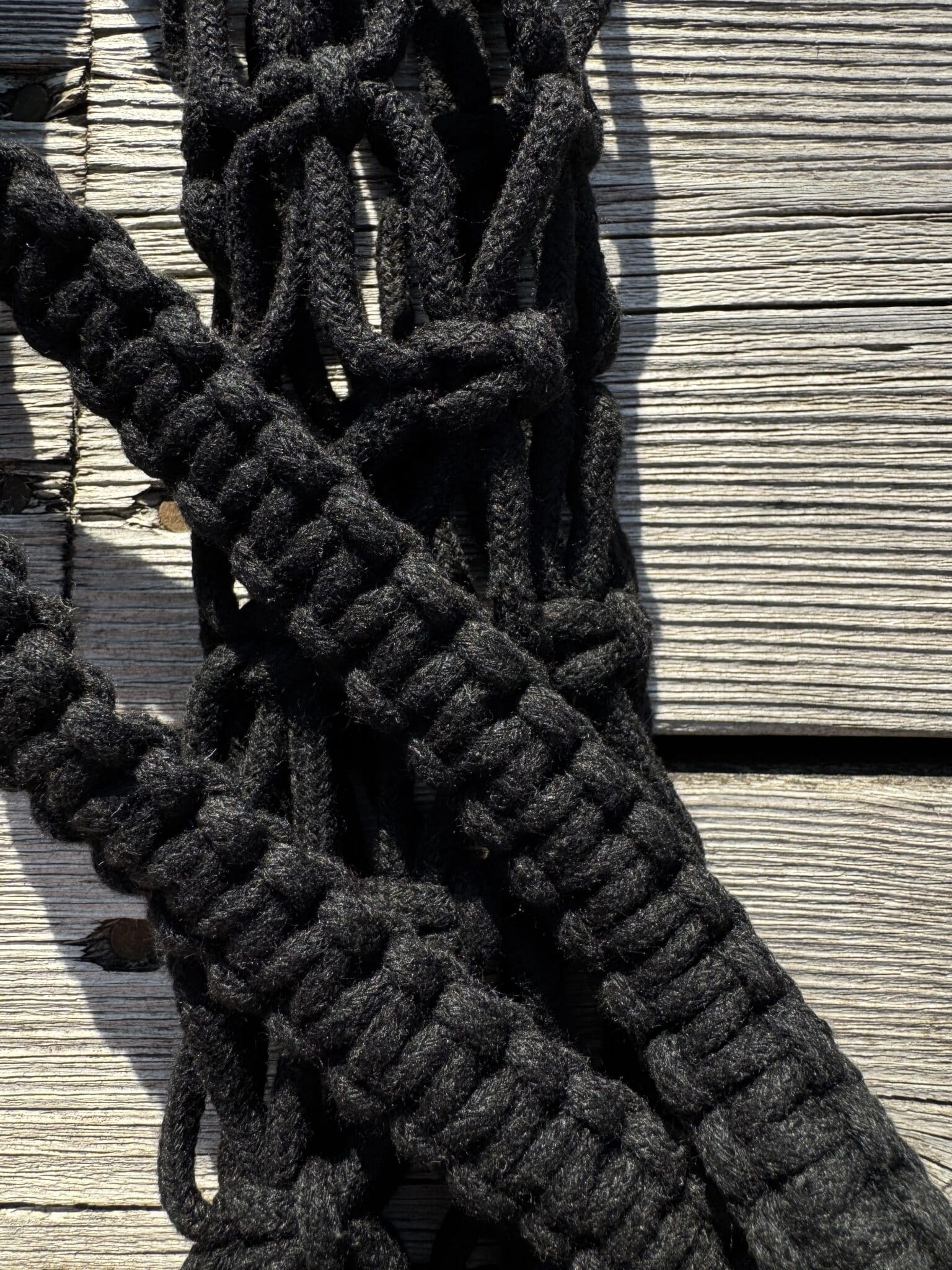 Flettet Bomuld Flaskeholder - Bæretaske