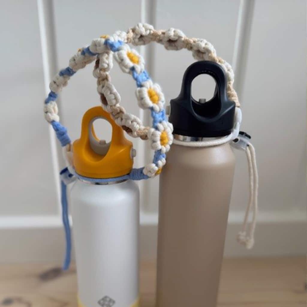 Flaskehåndtag med Blomster