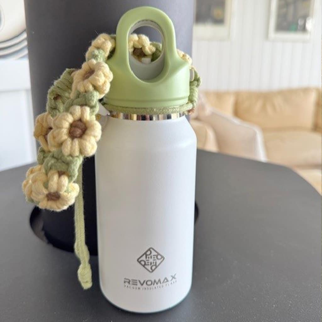 Flaskehåndtag med Blomster