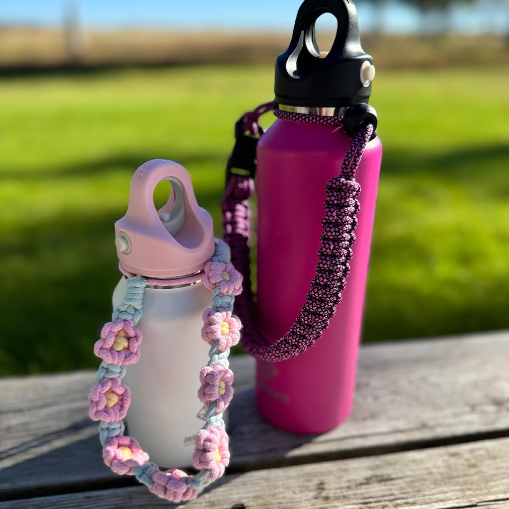 Flaskehåndtag med Blomster