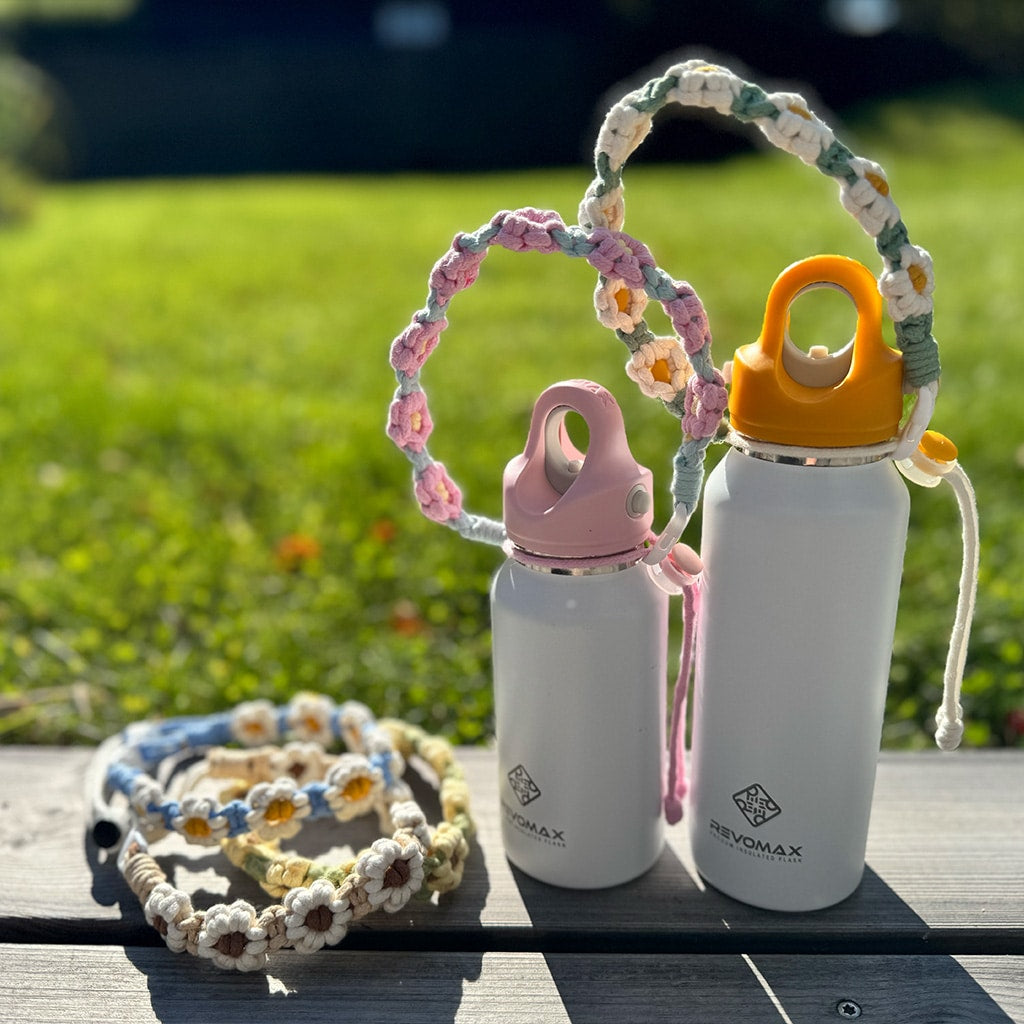 Flaskehåndtag med Blomster